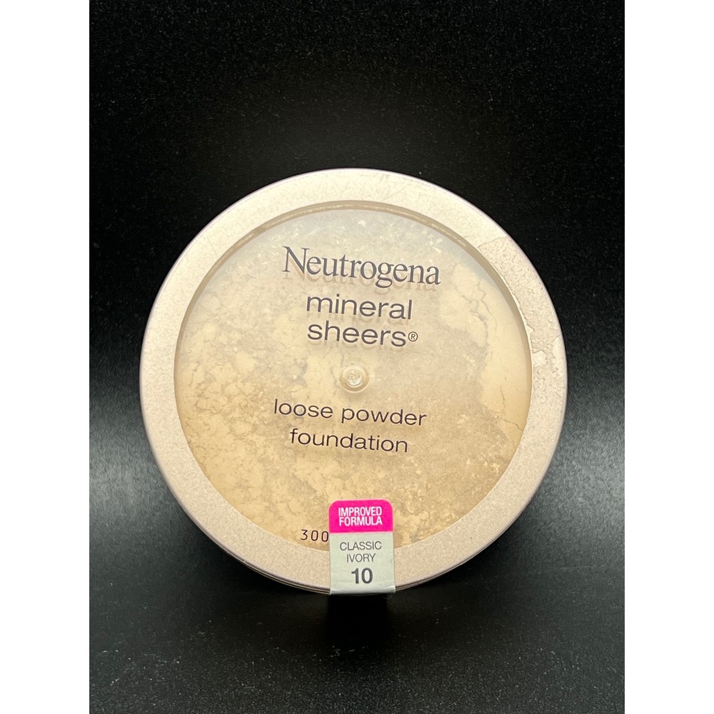 Neutrogena Mineral Sheers Loose Powder Foundation Classic Ivory 10 0.19oz New